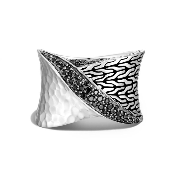 John Hardy Jewelry - NWT John Hardy Sterling Silver Pave Ring Size 7